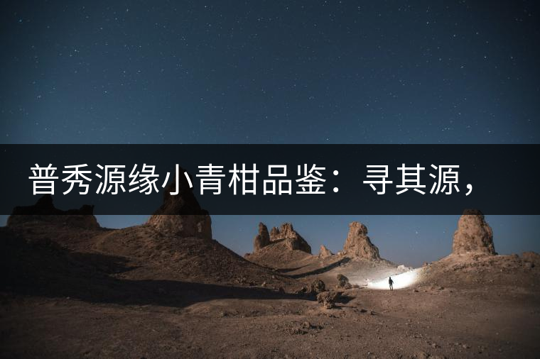 普秀源緣小青柑品鑒：尋其源，續(xù)柑與茶的美好緣分