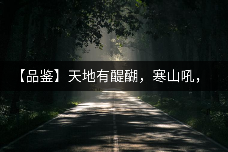 【品鑒】天地有醍醐，寒山吼，苦樂皆隨風(fēng)