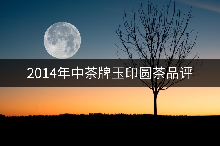 2014年中茶牌玉印圓茶品評 2014年中茶牌玉印圓茶品評