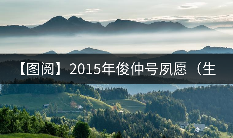 【圖閱】2015年俊仲號夙愿(生茶)700克品鑒 【圖閱】2015年俊仲號夙愿(生茶)700克品鑒
