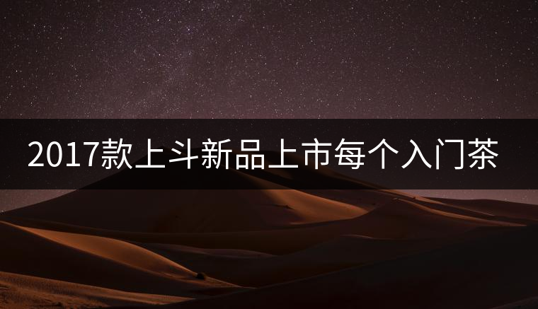 2017款上斗新品上市每個入門茶人都欠自己一餅上斗! 2017款上斗新品上市每個入門茶人都欠自己一餅上斗!