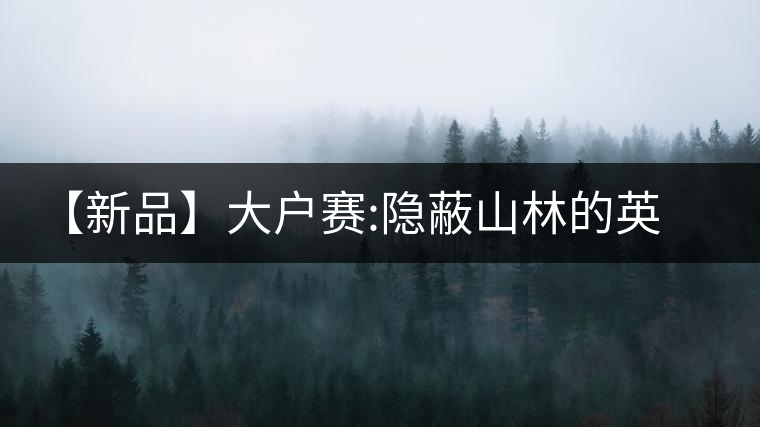 【新品】大戶賽:隱蔽山林的英雄寶劍