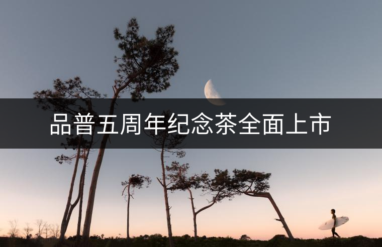 品普五周年紀念茶全面上市 品普五周年紀念茶全面上市