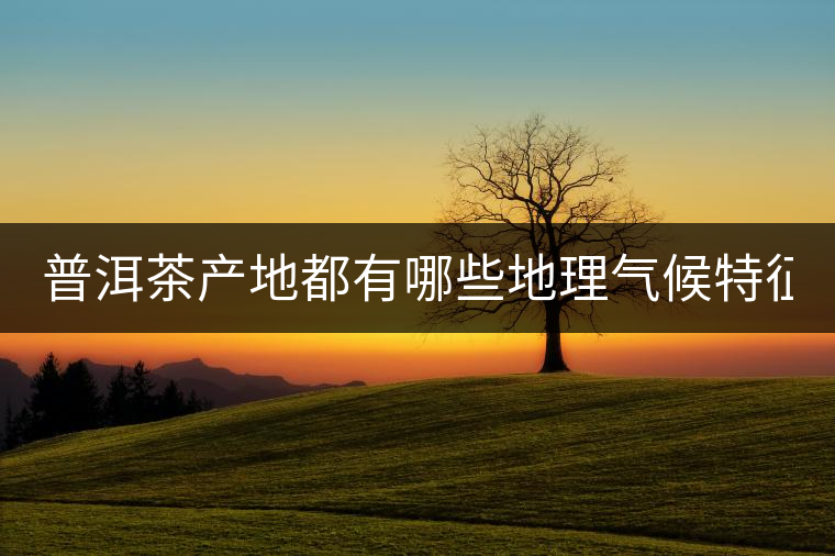 普洱茶產(chǎn)地都有哪些地理氣候特征？