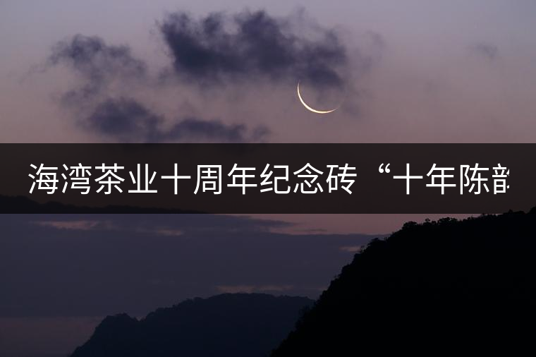 海灣茶業(yè)十周年紀(jì)念磚“十年陳韻”品鑒！