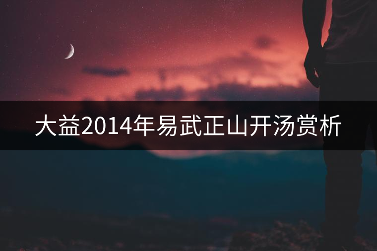 大益2014年易武正山開(kāi)湯賞析