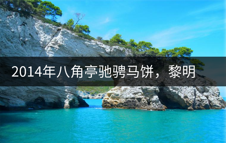 2014年八角亭馳騁馬餅，黎明茶廠馬年生肖紀(jì)念餅