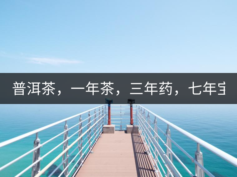 普洱茶，一年茶，三年藥，七年寶2020年為自己存點好茶