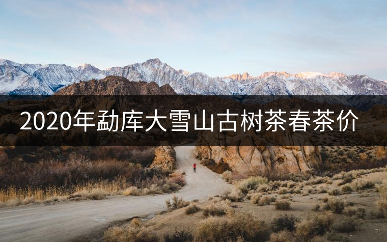 2020年勐庫大雪山古樹茶春茶價格是多少？