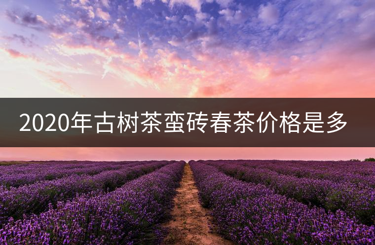 2020年古樹(shù)茶蠻磚春茶價(jià)格是多少？