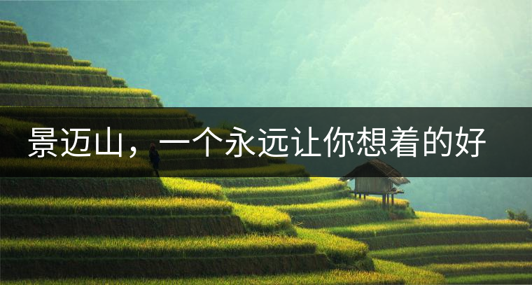 景邁山，一個(gè)永遠(yuǎn)讓你想著的好地方