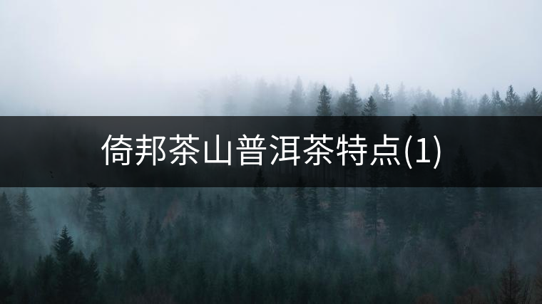倚邦茶山普洱茶特點(diǎn)(1) 倚邦茶山普洱茶特點(diǎn)(1)