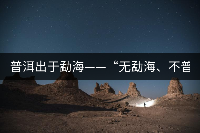 普洱出于勐?！盁o勐海、不普洱”