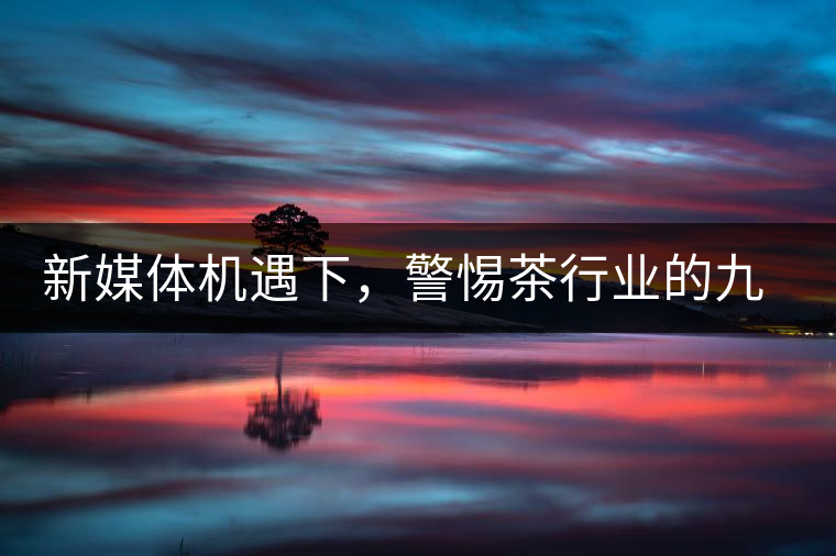 新媒體機(jī)遇下，警惕茶行業(yè)的九大危機(jī)