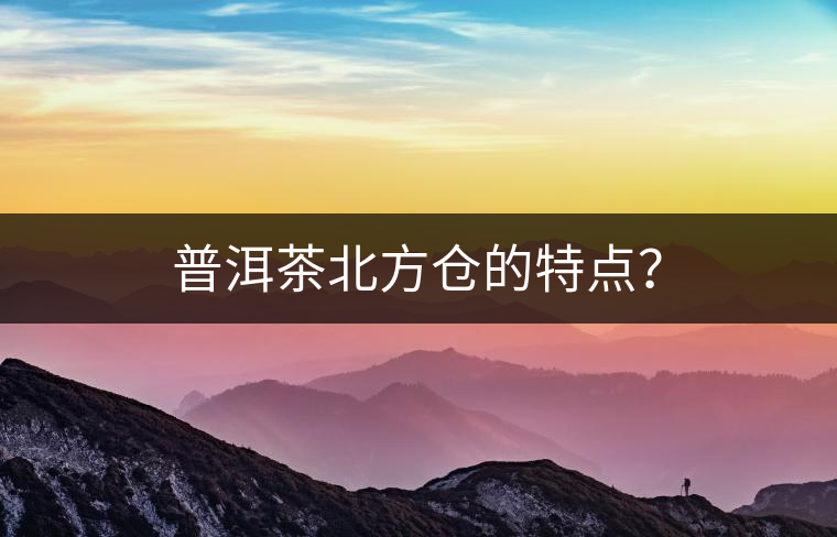普洱茶北方倉(cāng)的特點(diǎn)？