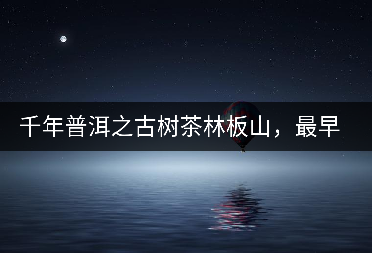 千年普洱之古樹茶林板山，最早的貢茶產(chǎn)地和皇家茶園