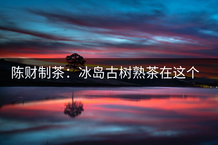 陳財(cái)制茶：冰島古樹熟茶在這個(gè)世界真的存在嗎？