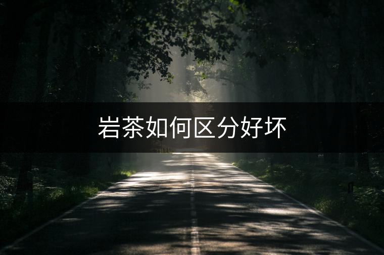 巖茶如何區(qū)分好壞 巖茶如何區(qū)分好壞