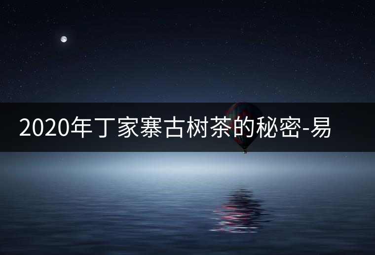 2020年丁家寨古樹茶的秘密-易武中聘號