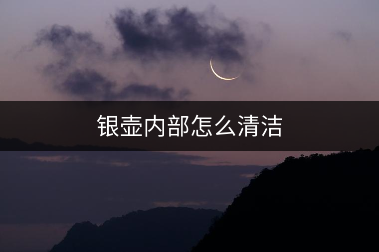 銀壺內(nèi)部怎么清潔 銀壺內(nèi)部怎么清潔
