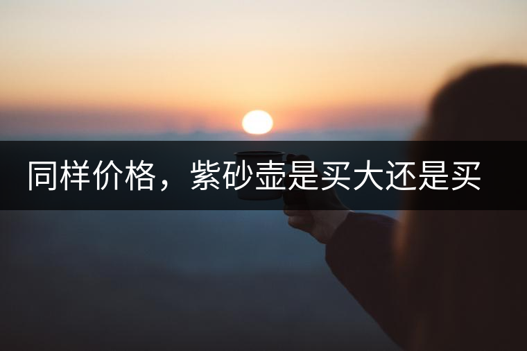 同樣價(jià)格，紫砂壺是買(mǎi)大還是買(mǎi)小好？