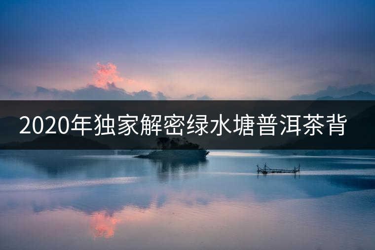 2020年獨家解密綠水塘普洱茶背后的真相-易武中聘號 2020年獨家解密綠水塘普洱茶背后的真相-易武中聘號