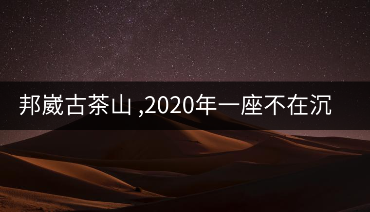 邦崴古茶山 ,2020年一座不在沉默的古茶山 !-易武中聘號(hào) 邦崴古茶山 ,2020年一座不在沉默的古茶山 !-易武中聘號(hào)