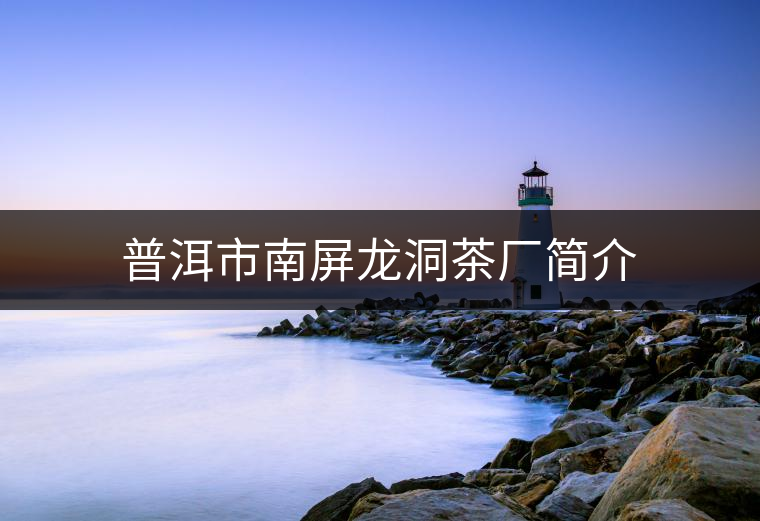 普洱市南屏龍洞茶廠簡介