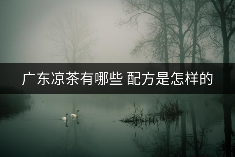 廣東涼茶有哪些 配方是怎樣的