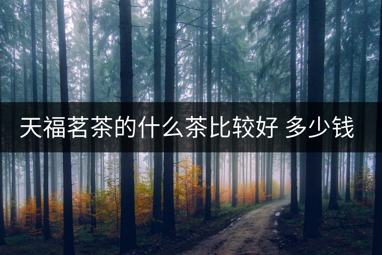 天福茗茶的什么茶比較好 多少錢一斤 天福茗茶的什么茶比較好 多少錢一斤