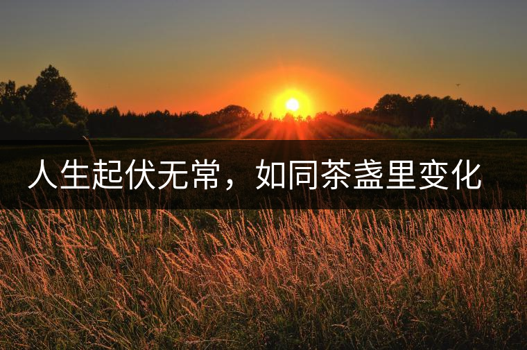 人生起伏無(wú)常,如同茶盞里變化無(wú)窮的茶百戲 人生起伏無(wú)常,如同茶盞里變化無(wú)窮的茶百戲