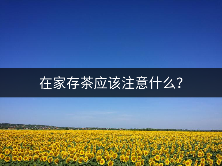 在家存茶應(yīng)該注意什么？