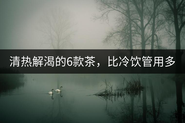 清熱解渴的6款茶，比冷飲管用多了！