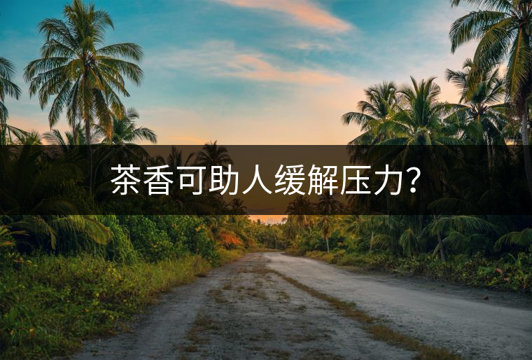 茶香可助人緩解壓力？