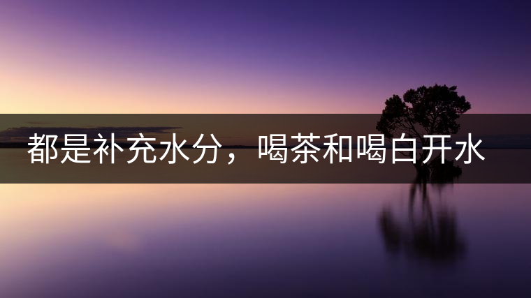 都是補(bǔ)充水分，喝茶和喝白開(kāi)水有什么區(qū)別？
