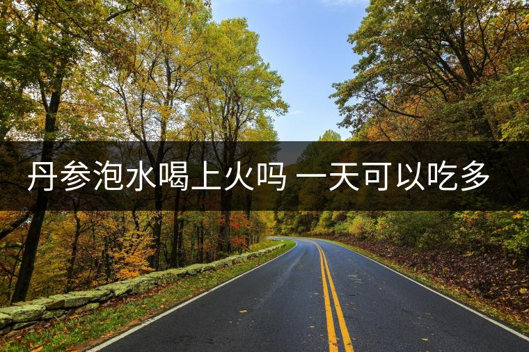 丹參泡水喝上火嗎 一天可以吃多少克？