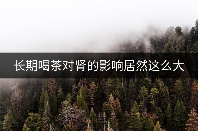 長(zhǎng)期喝茶對(duì)腎的影響居然這么大 長(zhǎng)期喝茶對(duì)腎的影響居然這么大