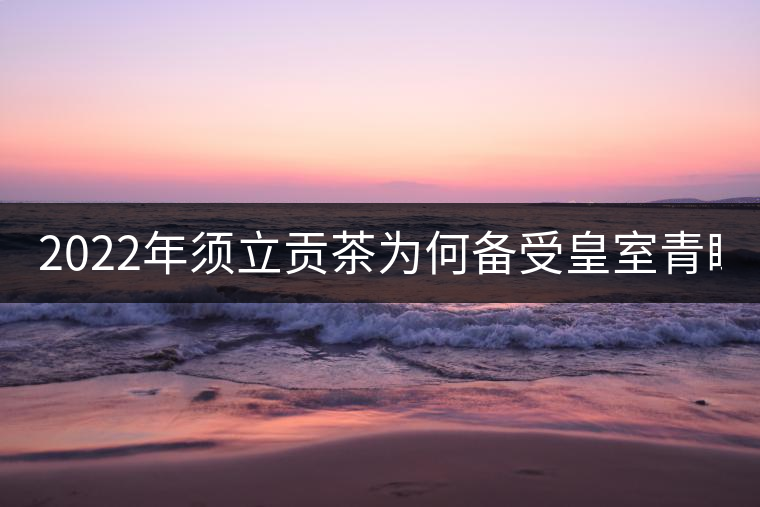 2022年須立貢茶為何備受皇室青睞!揭秘！