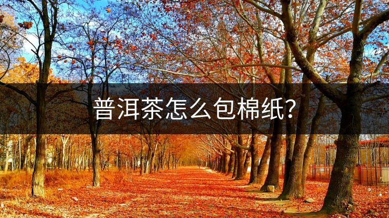 普洱茶怎么包棉紙？