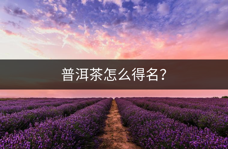 普洱茶怎么得名？