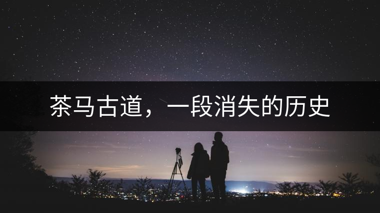 茶馬古道，一段消失的歷史