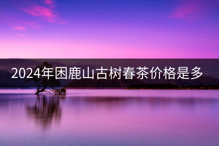 2024年困鹿山古樹春茶價格是多少？