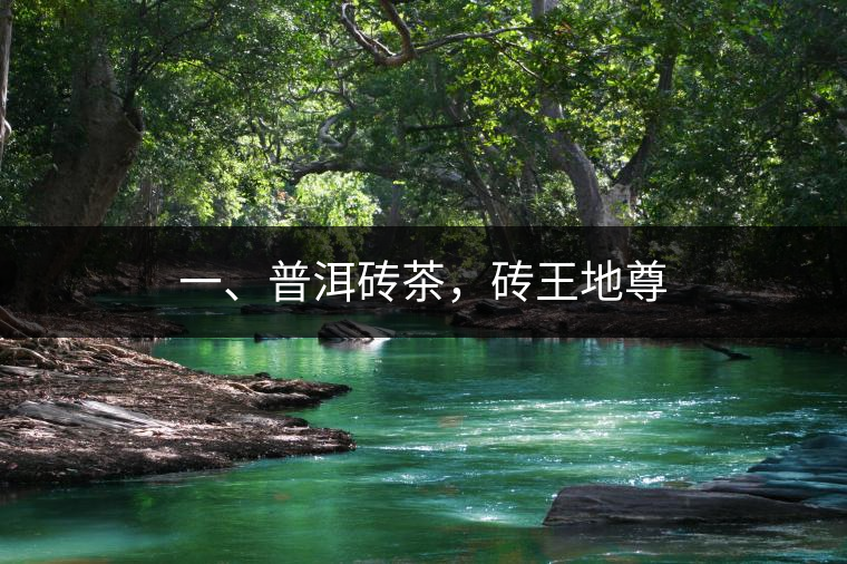 一、普洱磚茶，磚王地尊