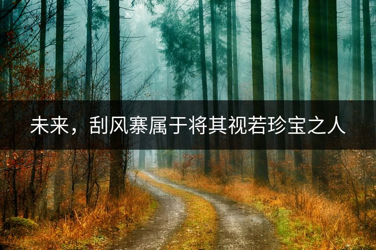未來，刮風(fēng)寨屬于將其視若珍寶之人