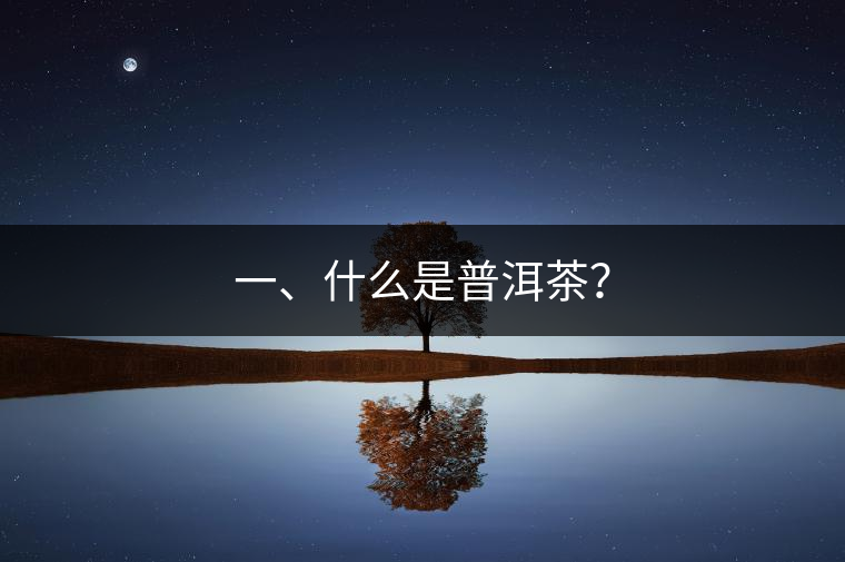 一、什么是普洱茶？