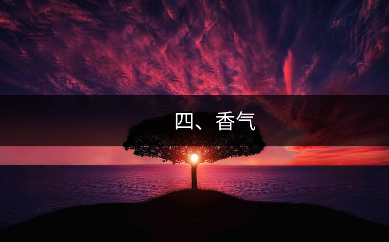 　　四、香氣