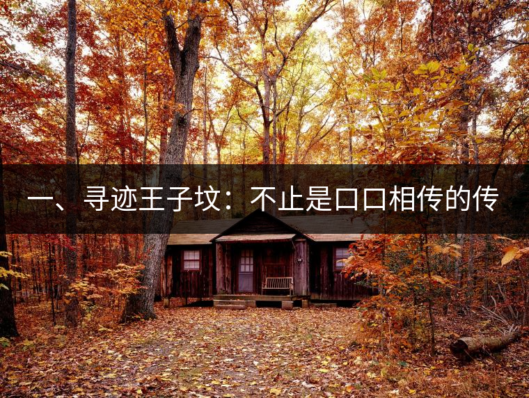 一、尋跡王子墳：不止是口口相傳的傳說，是刻在土地里的歷史